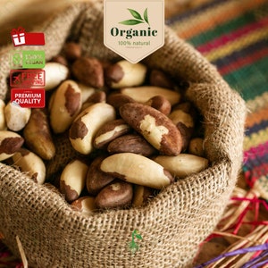 Premium Brazilian Nuts - Organic & Fresh, Nutrient-Rich Snack, Perfect for Healthy Gifting
