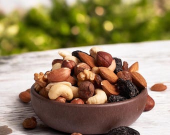 Gourmet Mixed Nut Blend, Freshly Packed with Cashews, Hazelnuts, Raisins, and More