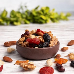 Mixed Nuts with Dried Fruits, Festive Treats for Special Holiday Moments