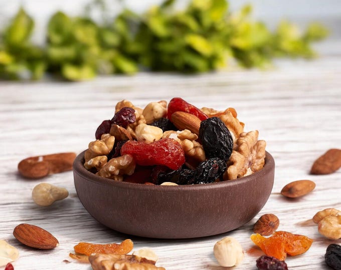 Mixed Nuts with Dried Fruits, Festive Treats for Special Holiday Moments