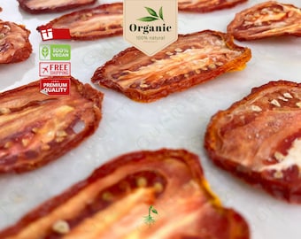 Personalized Dried Tomato Slices: Sea Salt Seasoned Snack