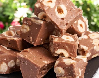 Authentic Hazelnut Chocolate Halva, Exquisitely Nutty Gourmet Dessert for Gifting, Sharing, or Personal Indulgence