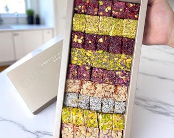 Luxurious Mixed Turkish Delight Collection: Authentic Gourmet Flavors, 1100gr.±