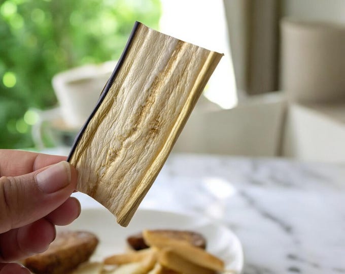 Dried Eggplant Chips: Vegan, No Sugar Added, Healthy Snack