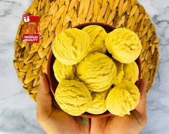 Real Banana Flavored Handmade Cookies - Customizable Nutty Treats - Delicious Snack or Gift for Taste Lovers