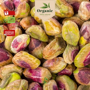 Organic Unshelled Brown Pistachios: Fresh and Healthy Snack