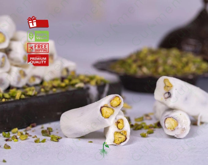 Turkish Delight Pistachio Milk Finger - Luxurious Melt-in-Mouth Texture - Perfect for Gourmet Gifting