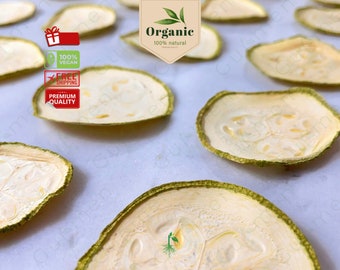 Dried Zucchini Chips, Vegan and Sugar-free, High-Quality, Tasty and Nutritious - Dried Vegetable