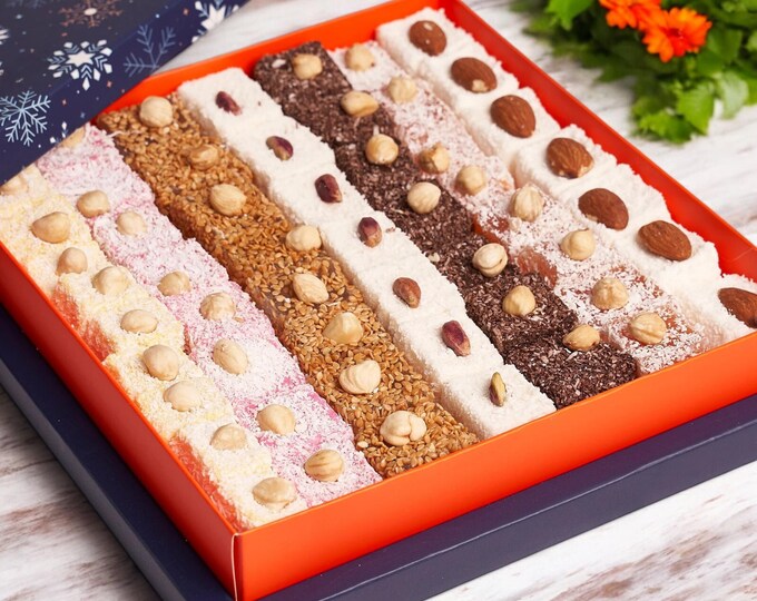 Authentic Mixed Turkish Delight Collection, Perfect as a Unique Gift Idea