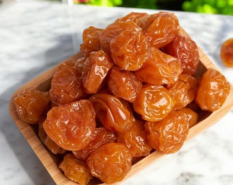 Dried Yellow Plums, Naturally Sweet and Tart, Ideal for Healthy Snacking or Baking