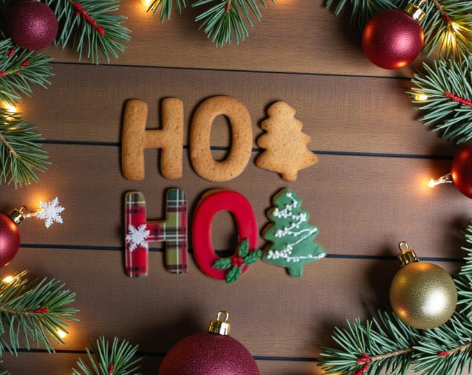 HOHO Christmas Cookie – Handmade Holiday Biscuit