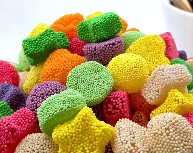 Colorful Jelly Turkish Delight Assortment – Soft Candy Gems for Party Favors or Gifts