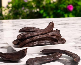Fresh Organic Carob Pods: Naturally Sweet Healthy Snack