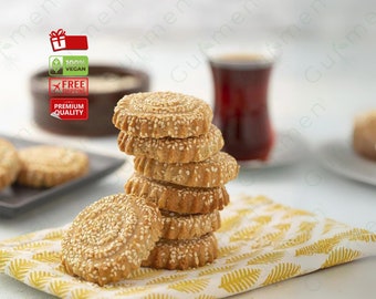 Turkish Cookies Kömbe - Traditional Hatay Delicacy, Handmade Spiced Pastry, Authentic Cultural Treat, Perfect for Gourmet Gifting