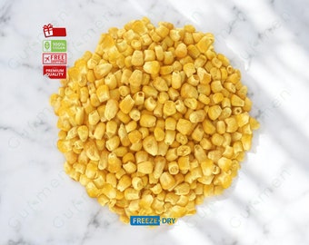 Freeze-Dried Corn, Crunchy Snack for Salads & Soups, Perfect Vegan Gluten-Free Option