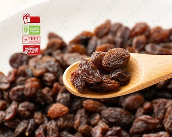 Seedless Dried Grapes - Natural, Traditional Drying, Sweet and Healthy Snack