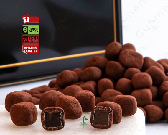 Coffee Chocolate Filled Turkish Delight - Double Roasted Flavor, Sweet Break Snack, Ideal Gift for Coffee Lovers