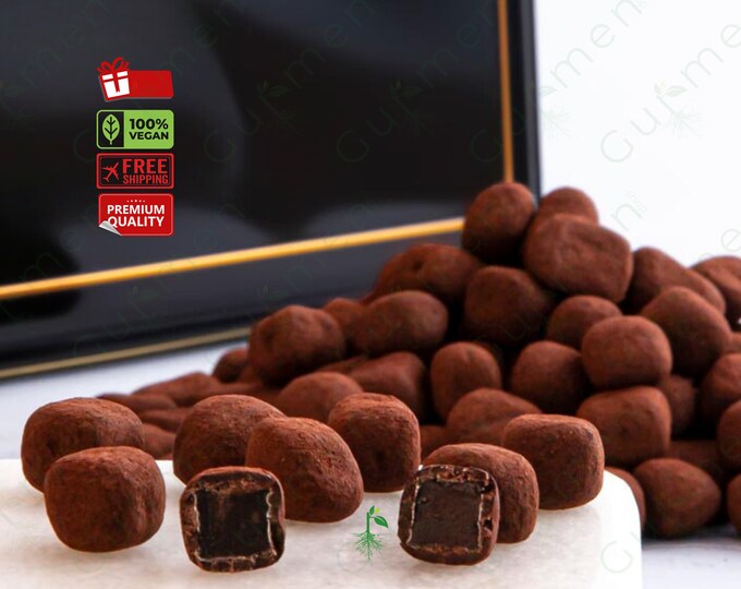 Coffee Chocolate Filled Turkish Delight - Double Roasted Flavor, Sweet Break Snack, Ideal Gift for Coffee Lovers