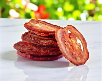 Personalized Dried Tomato Slices: Sea Salt Seasoned Snack