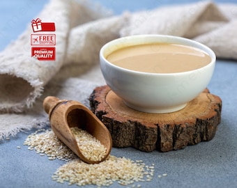 Premium Aegean Tahini - Smooth, Rich, Traditional Stone-Milled, Natural Sweetness