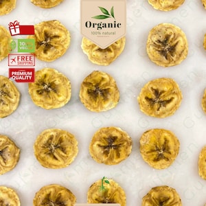 Dried Banana Slices - Healthy, Vegan-Friendly Snack - Perfect for Active Lifestyle - Ideal Healthy Gift