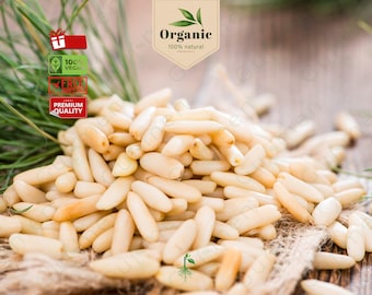 Natural Raw Pine Nuts,  Excellent Taste and High Nutritional Value, Premium Nuts, Vegan
