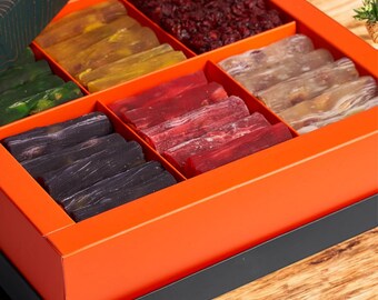 Luxury Assorted Finger Turkish Delight in Elegant Gift Box, Perfect Sweet Treat for Any Occasion or Special Celebration