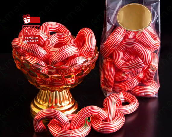 Strawberry Ring Candy, Sweet Nostalgic Flavor, Snack & Party Treat, Unique Gift for Candy Lovers