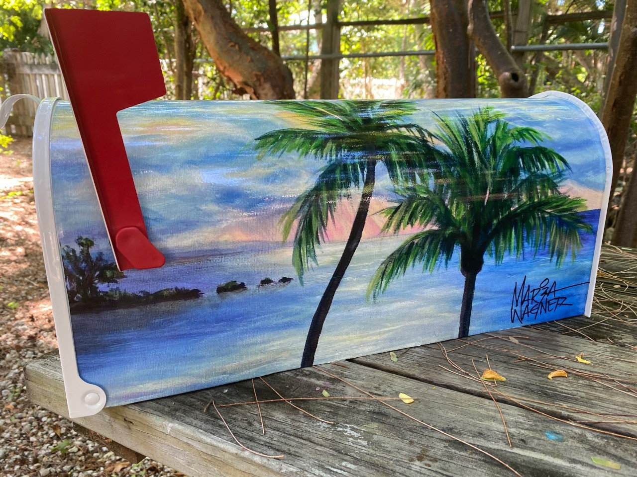 Palm Tree Mailbox Etsy