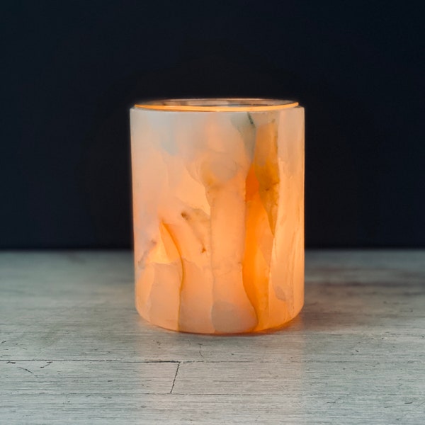 Stone Candle Holder Etsy