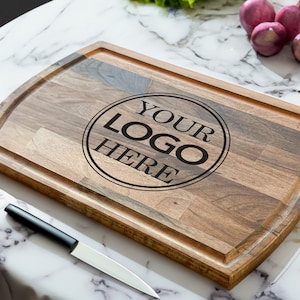 Engraved Logo Cutting Board Custom Logo Cutting Board Restaurant
