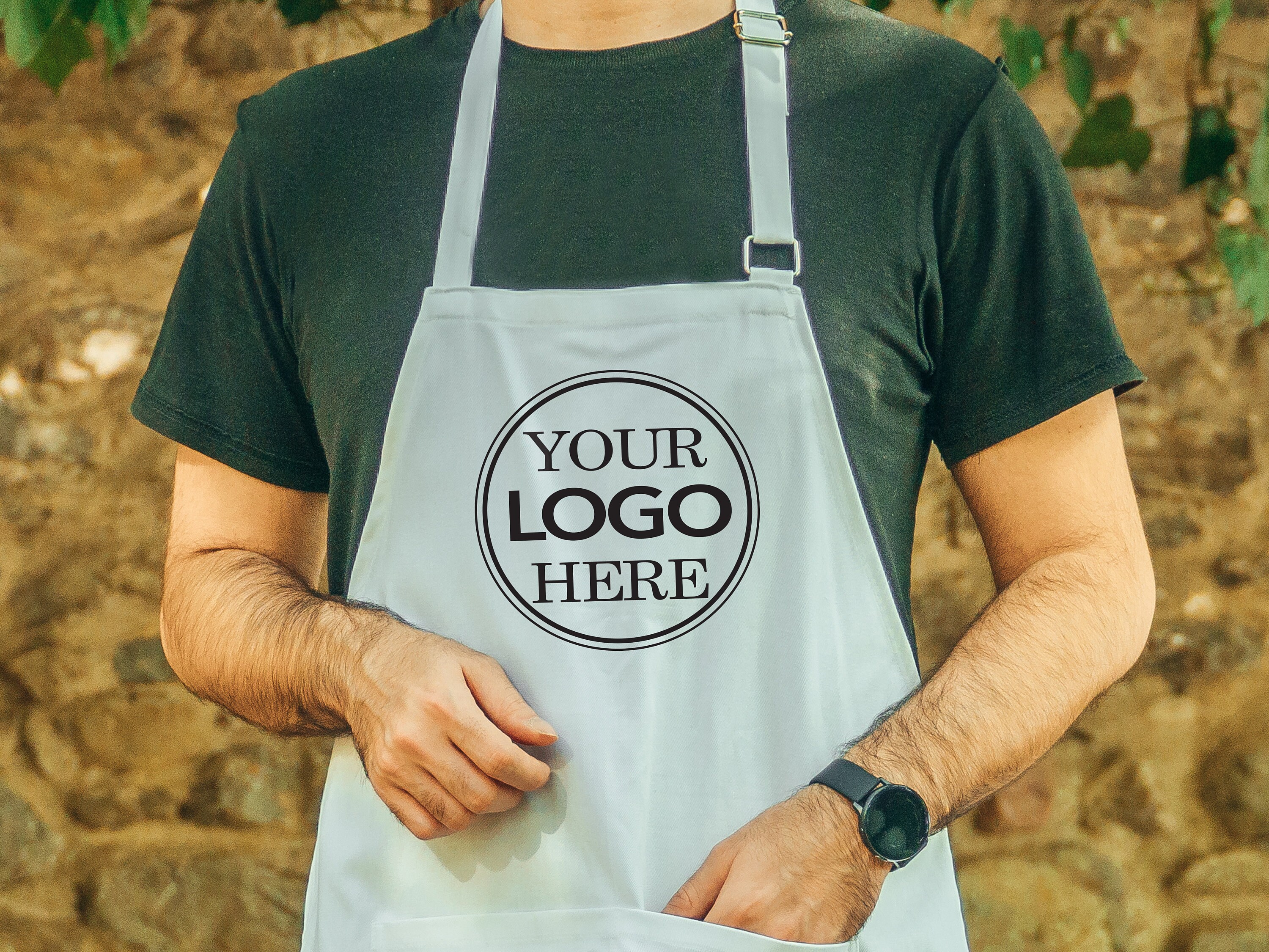 Custom Logo Apron Personalized Apron Custom Apron Aprons Etsy