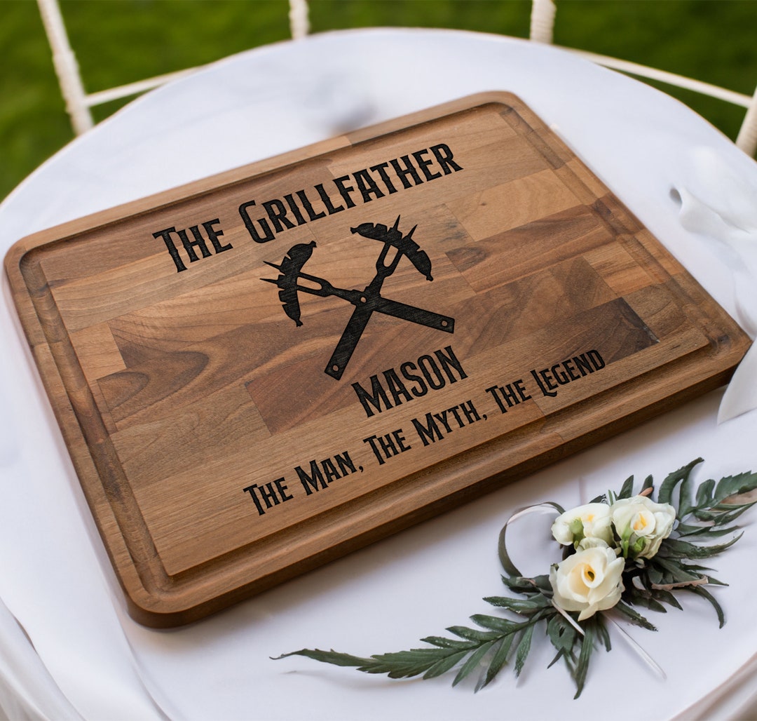 Christmas Gift, Grilling Gift, BBQ Gift, Cutting Board, Grillfather