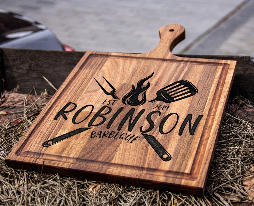 Custom Bbq Board, Personalized Cutting Board, Bbq Cutting Board