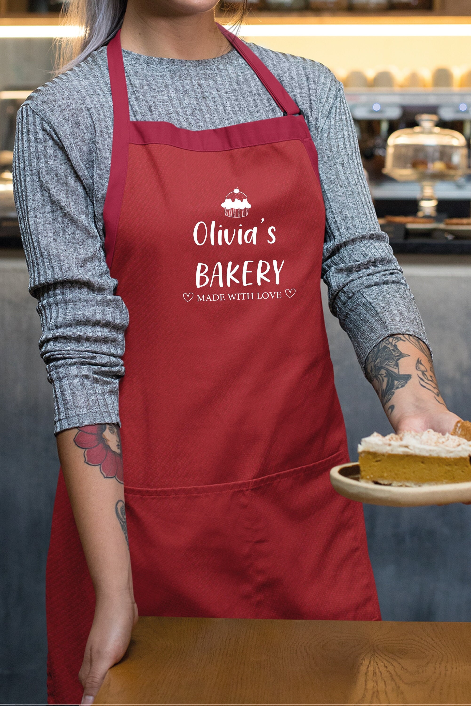 Personalized Apron Custom Logo Apron Baking Apron Aprons - Etsy UK