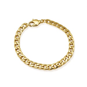 Chunky Cuban Link Bracelet | Chunky Cuban Link Chain | Gold Filled Jewelry, Gold Filled Bracelet