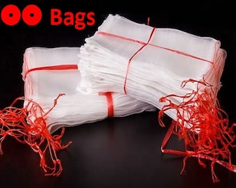 Fruits Protection Bags, Anti Insect Nylon Mesh Garden bag Reusable (12 inches x 8 inches)