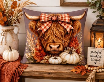 Oreiller Vache Highland