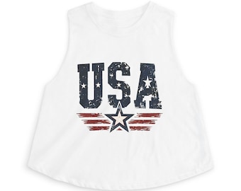 USA Women's Crop Top