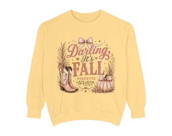 Chéri, son sweat-shirt d'automne