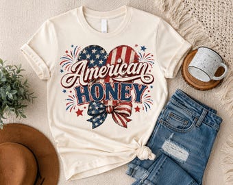T-shirt miel américain