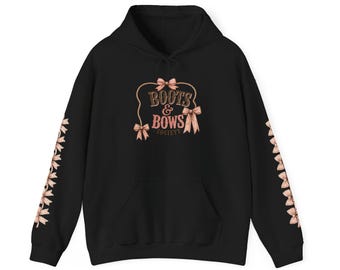 Sweat-shirt à capuche avec bottes et nœuds