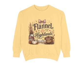 Sweat-shirt en flanelle et Highlands