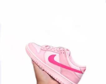 triple pink dunks womens 7