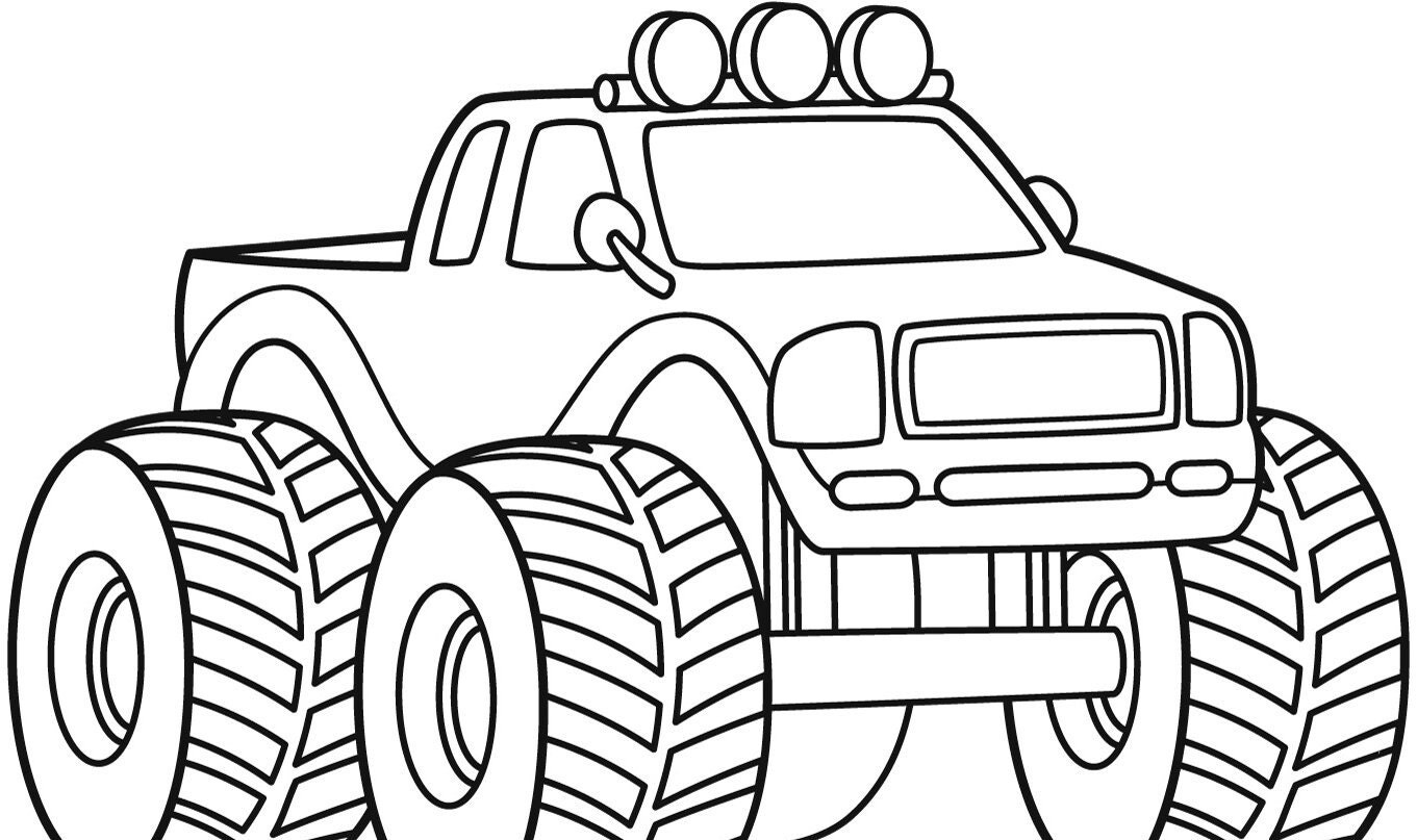 Grave Digger Coloring Pages
