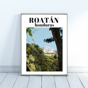 House in Roatan, Honduras--Digital Poster Download