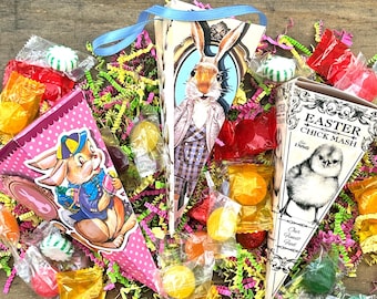 DOWNLOADABLE Files // Easter Gift boxes / Teachers / Easter Party / Peter rabbit, Easter bunny, Chick feed