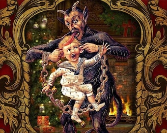 Krampus Puzzle: Holiday Family Game (252 Piece)