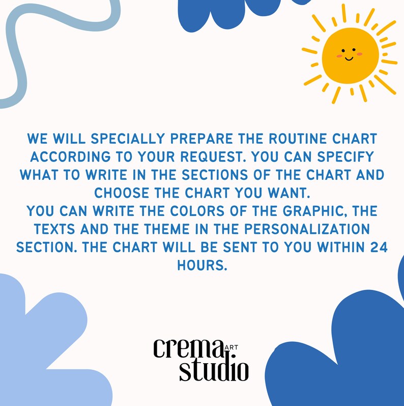 Personalized Interactive Routine Chart, Customizable Kids Morning ...