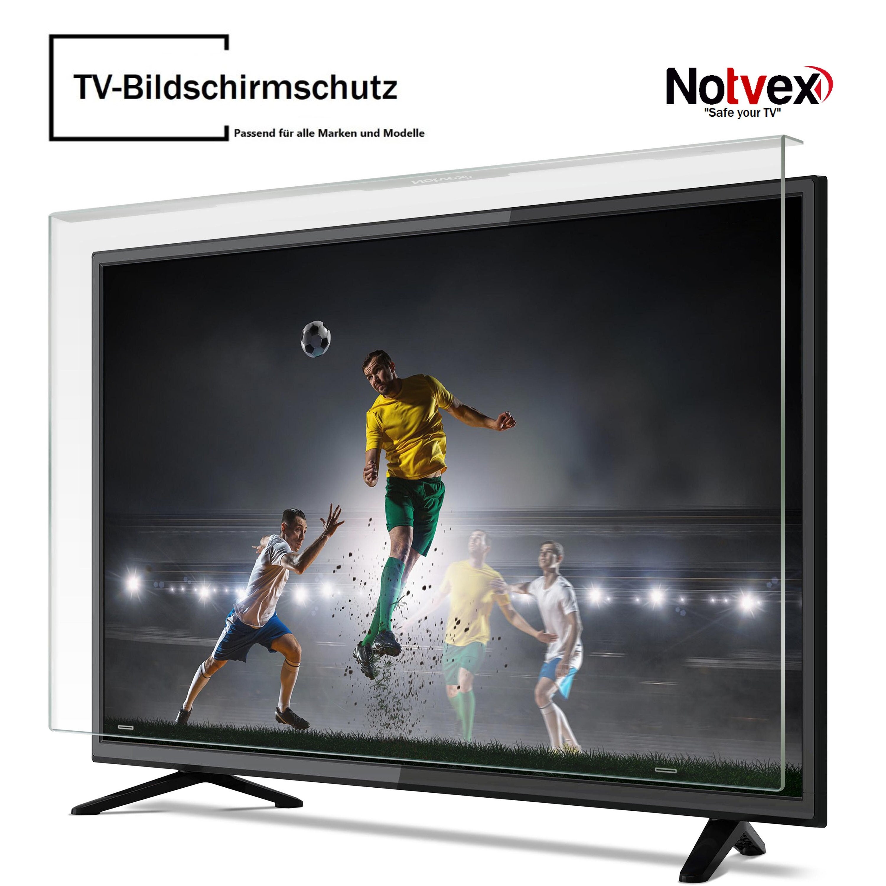 Notvex 55 inch TV protector / TV screen protector / display protector / protective film / tempered glass / cover / protective armor